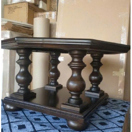 Ashley T86 -8 : Bàn Sofa Chân Tiện - Hình Bát Giác